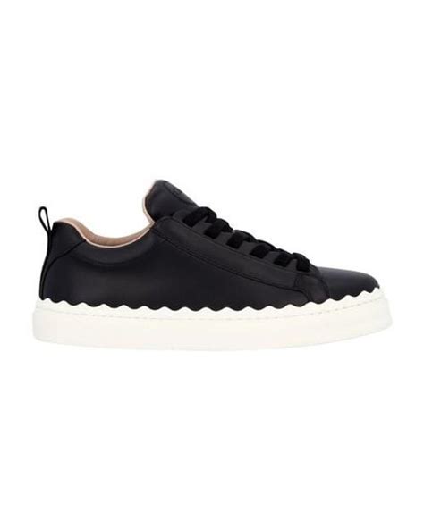 chloe black trainers